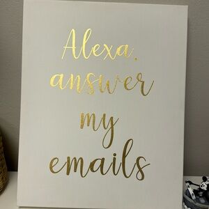Alexa Answer my Emails Painting